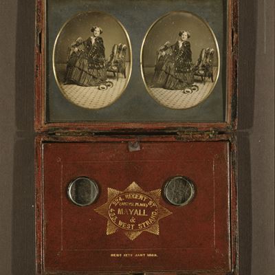 Stereograph of Unidentified Woman